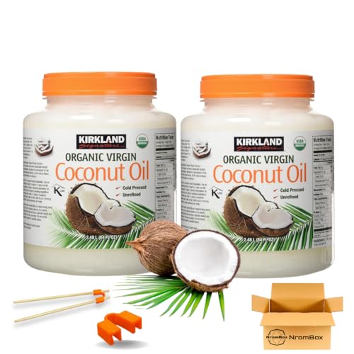 Kirkland Signature, Organic Virgin Coconut Oil, 84 fl oz (2 pk)